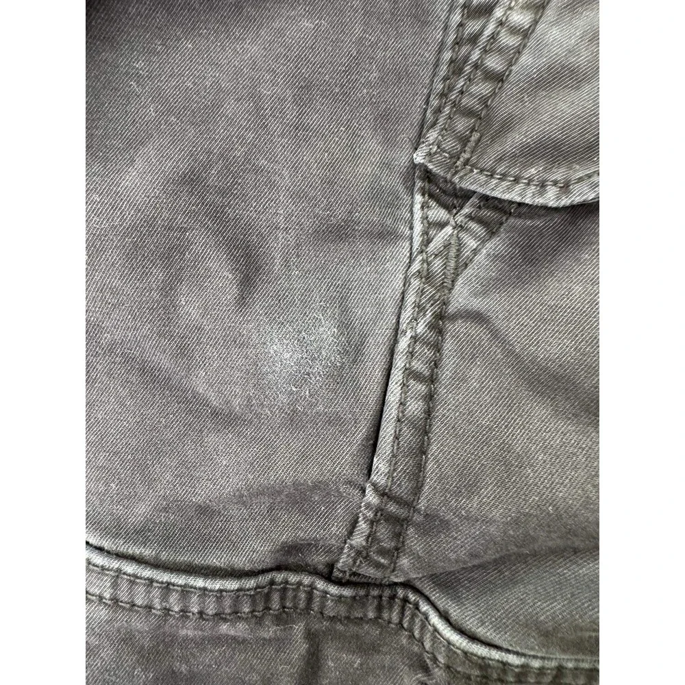 Banana Republic Mens 38x34 Tapered Surplus Cargo Pants Black Stretch
